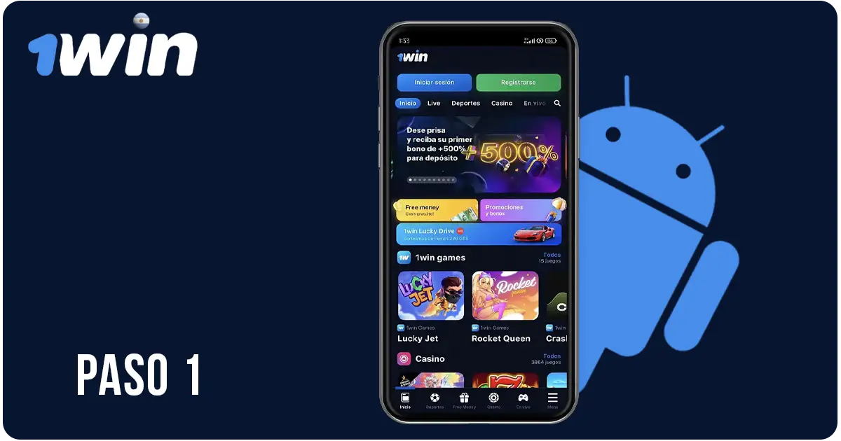 Descargar 1Win Argentina Para Android Paso 1